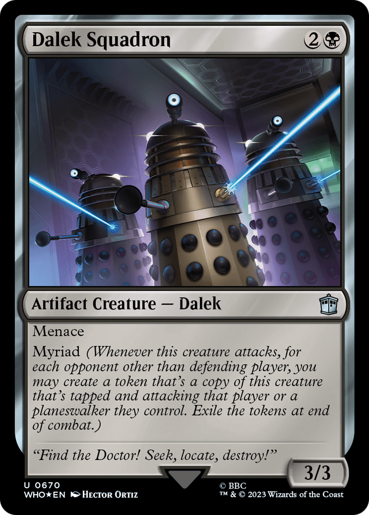 Dalek Squadron (Surge Foil) [Doctor Who] | Pegasus Games WI