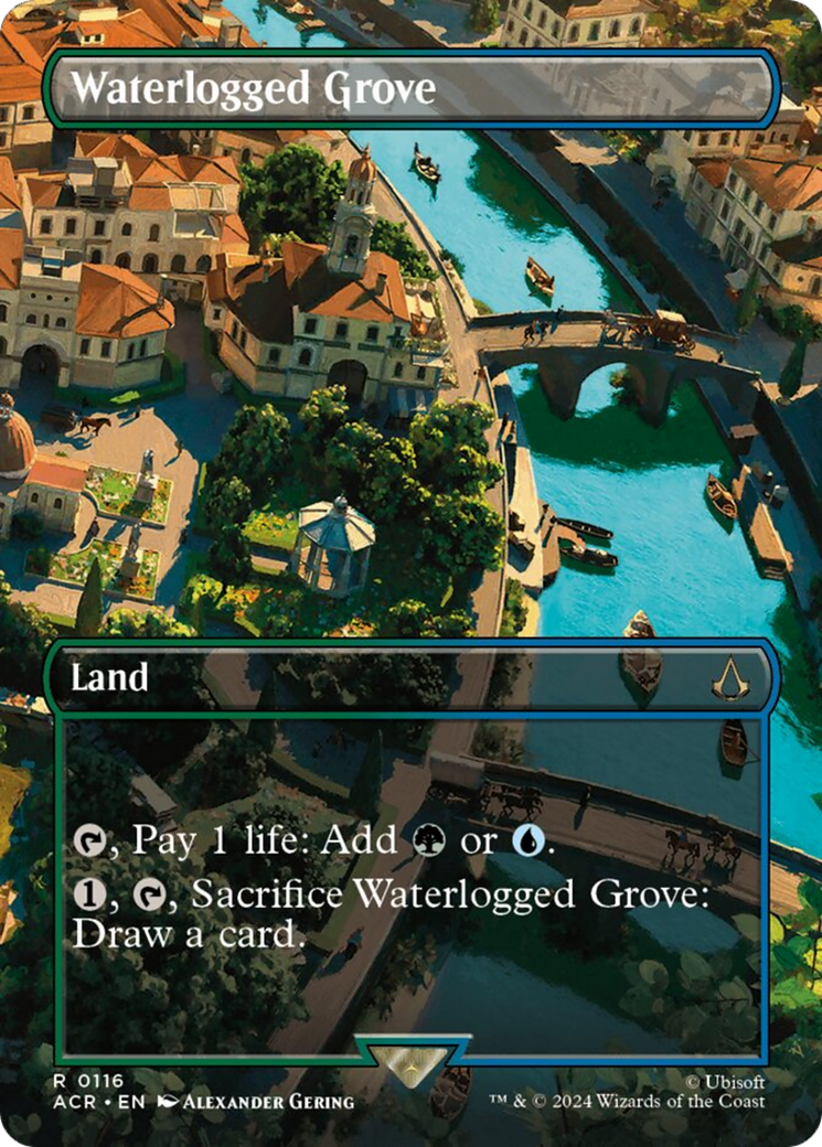 Waterlogged Grove (Borderless) [Assassin's Creed] | Pegasus Games WI