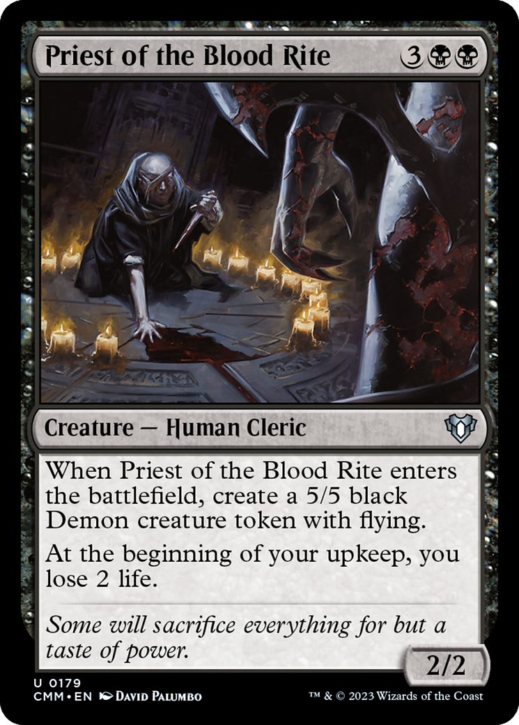 Priest of the Blood Rite [Commander Masters] | Pegasus Games WI