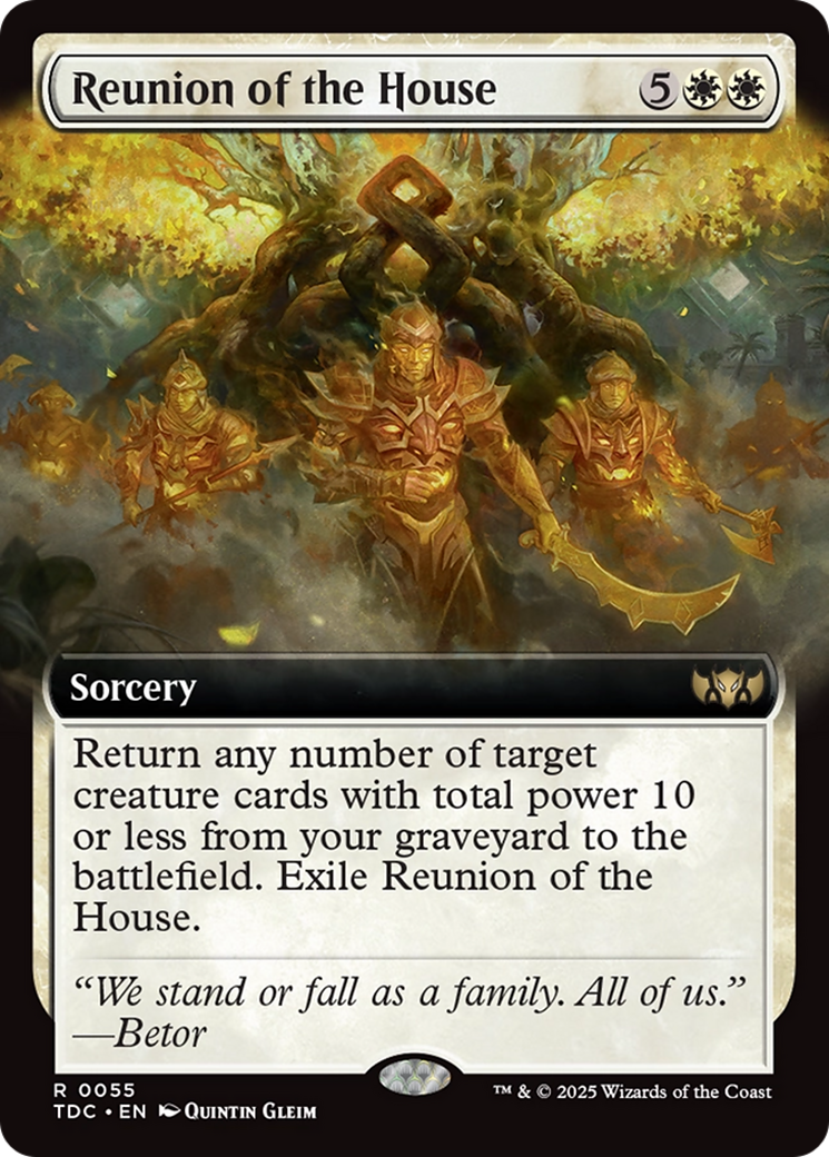 Reunion of the House (Extended Art) [Tarkir: Dragonstorm Commander] | Pegasus Games WI