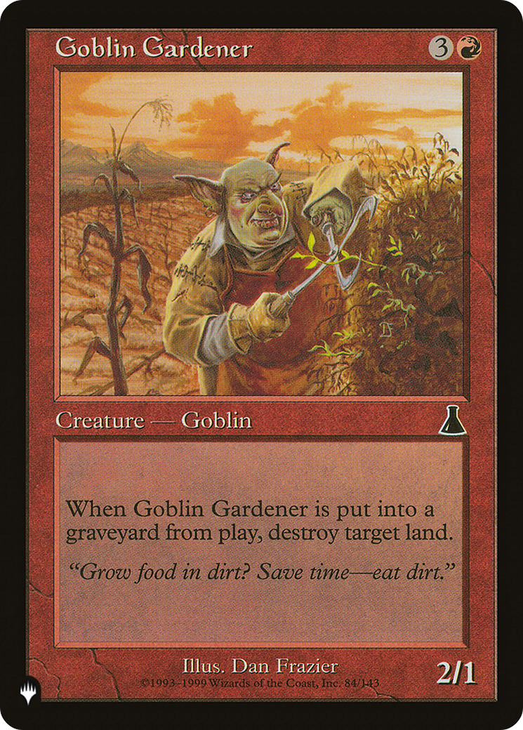 Goblin Gardener [The List Reprints] | Pegasus Games WI