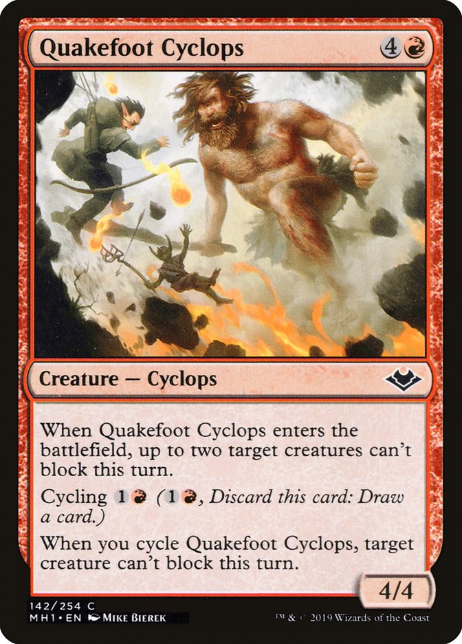Quakefoot Cyclops [Modern Horizons] | Pegasus Games WI