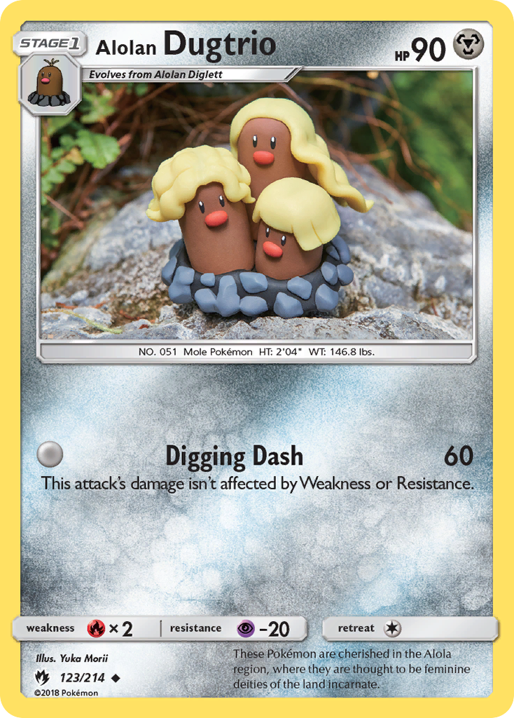 Alolan Dugtrio (123/214) [Sun & Moon: Lost Thunder] | Pegasus Games WI
