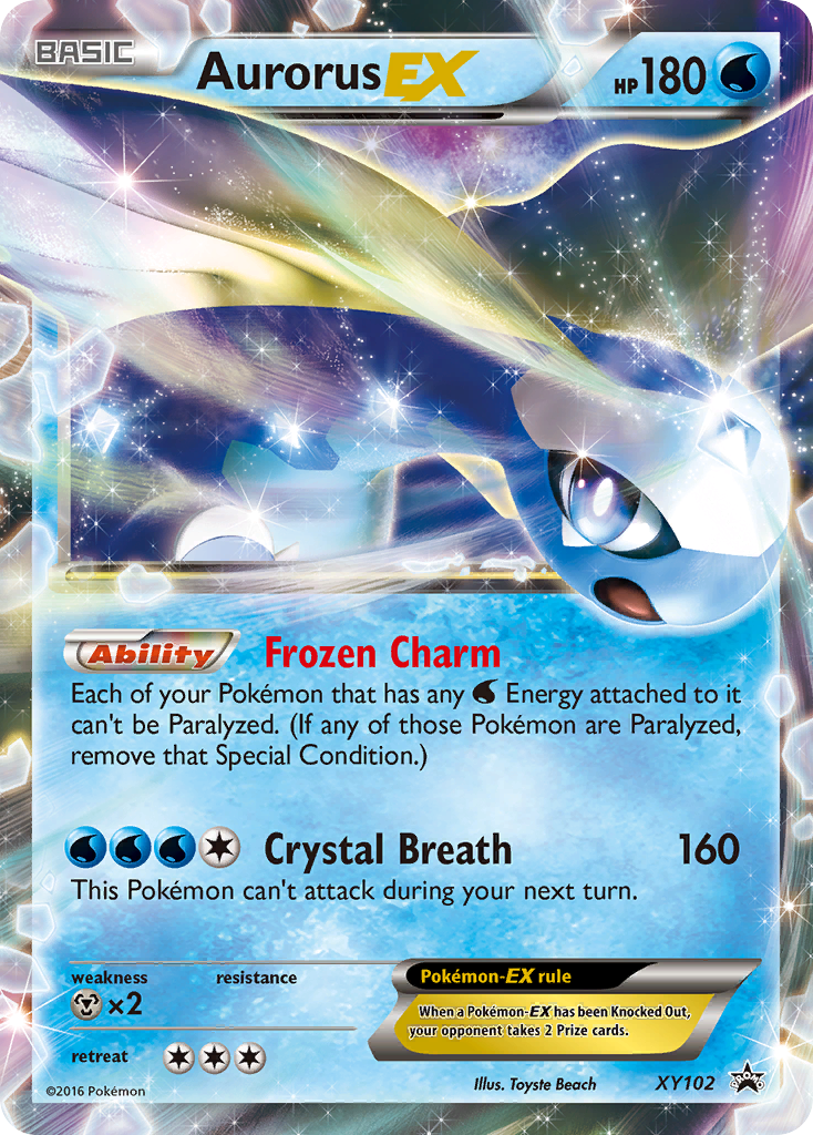 Aurorus EX (XY102) [XY: Black Star Promos] | Pegasus Games WI