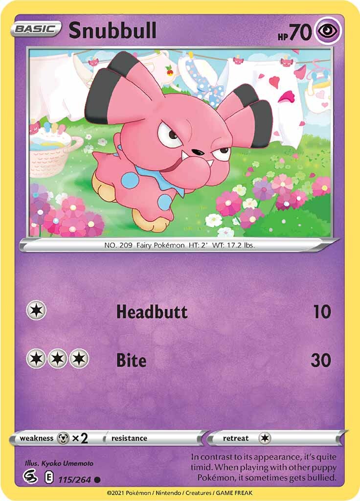 Snubbull (115/264) [Sword & Shield: Fusion Strike] | Pegasus Games WI