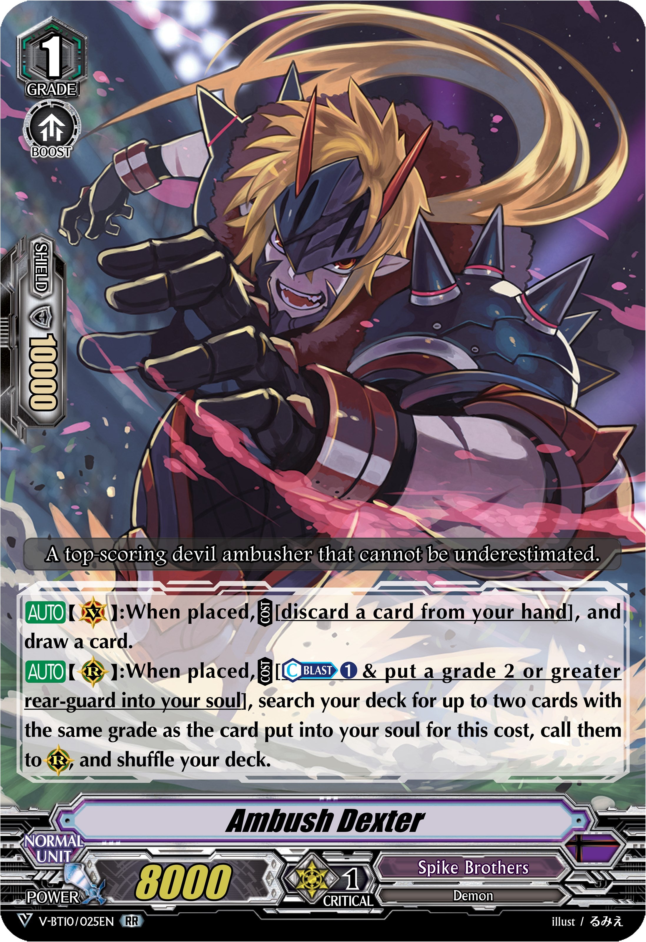 Ambush Dexter (V-BT10/025EN) [Phantom Dragon Aeon] | Pegasus Games WI