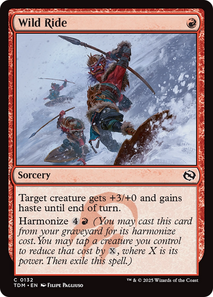 Wild Ride [Tarkir: Dragonstorm] | Pegasus Games WI