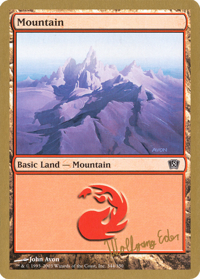 Mountain (Wolfgang Eder) [World Championship Decks 2003] | Pegasus Games WI