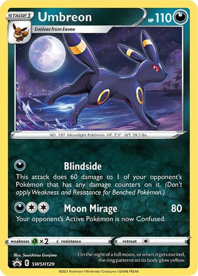 Umbreon (SWSH129) [Sword & Shield: Black Star Promos] | Pegasus Games WI