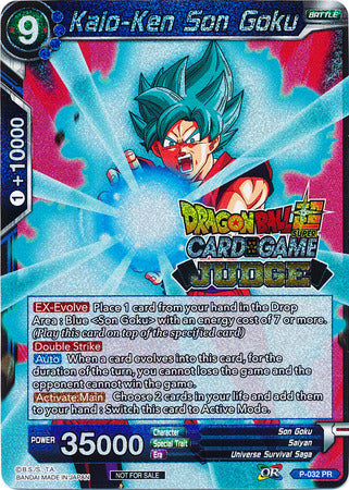 Kaio-Ken Son Goku (P-032) [Judge Promotion Cards] | Pegasus Games WI