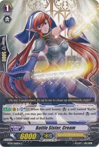 Battle Sister, Cream (BT09/066EN) [Clash of Knights & Dragons] | Pegasus Games WI