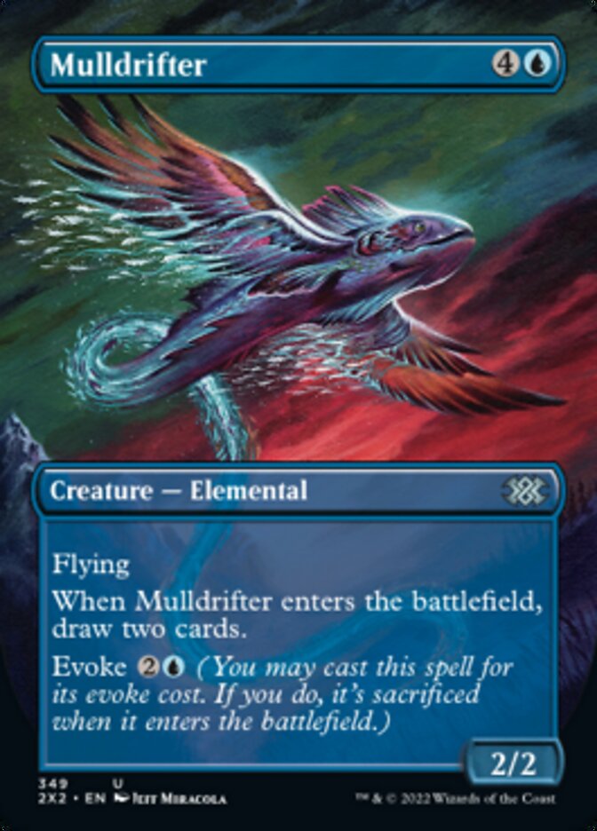 Mulldrifter (Borderless Alternate Art) [Double Masters 2022] | Pegasus Games WI