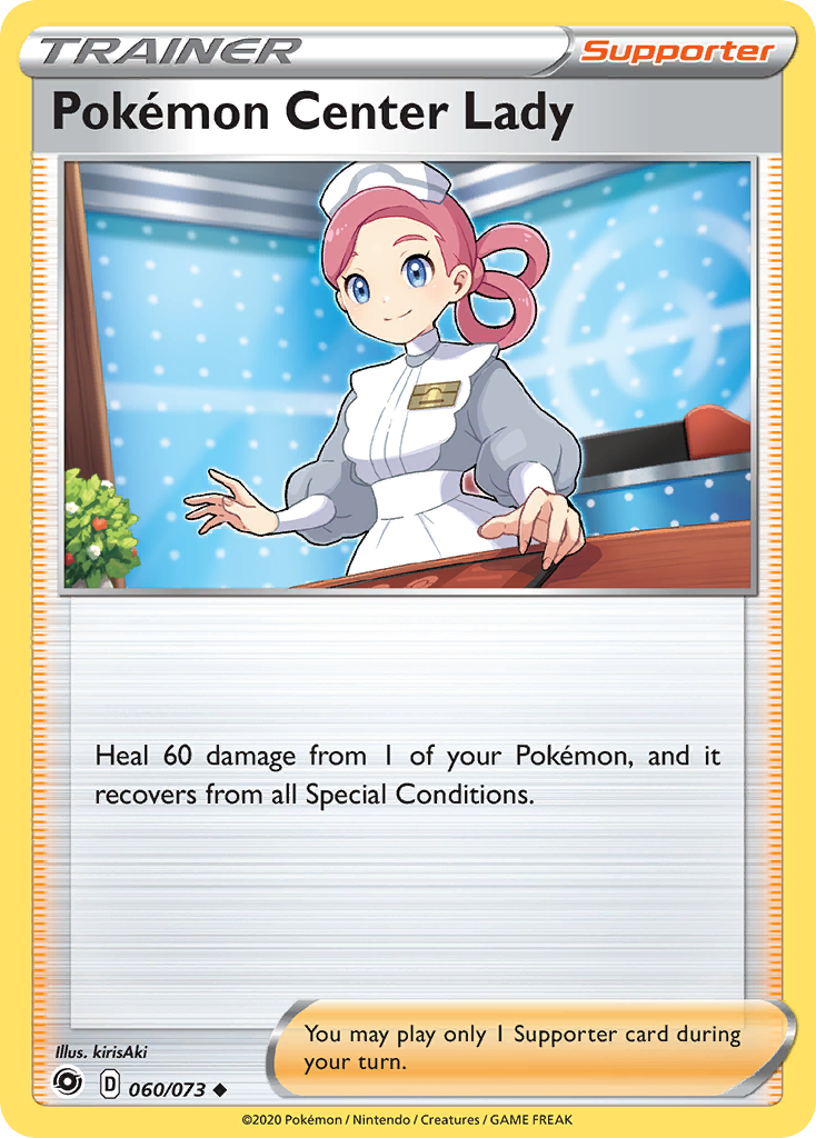 Pokemon Center Lady (060/073) [Sword & Shield: Champion's Path] | Pegasus Games WI