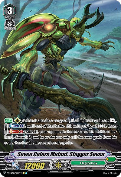 Seven Colors Mutant. Stagger Seven (V-EB09/SP09EN) [The Raging Tactics] | Pegasus Games WI