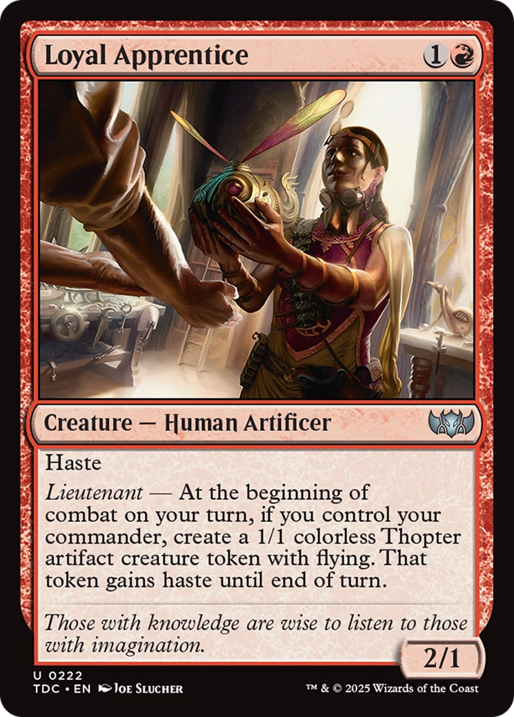 Loyal Apprentice [Tarkir: Dragonstorm Commander] | Pegasus Games WI