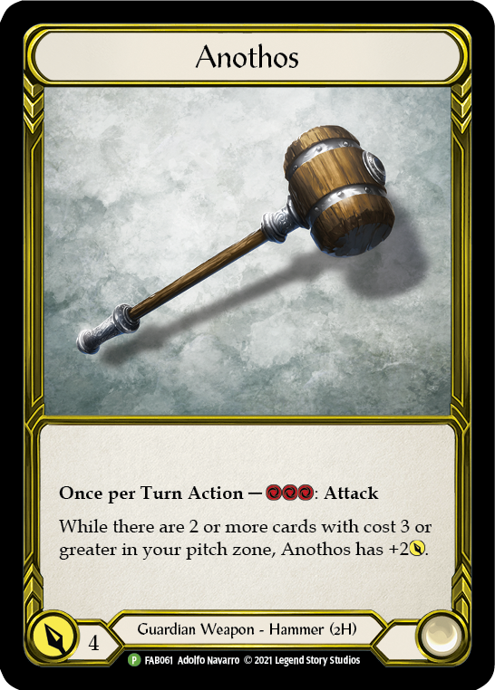 Anothos (Golden) [FAB061] (Promo)  Cold Foil | Pegasus Games WI