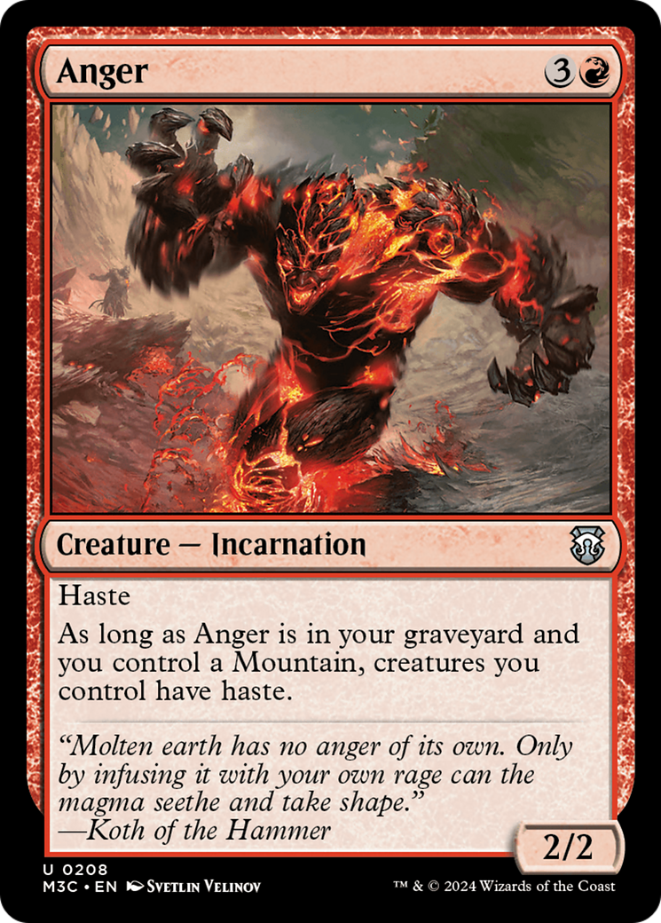 Anger [Modern Horizons 3 Commander] | Pegasus Games WI