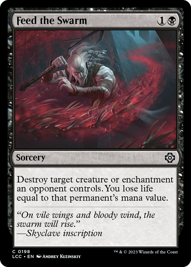 Feed the Swarm [The Lost Caverns of Ixalan Commander] | Pegasus Games WI