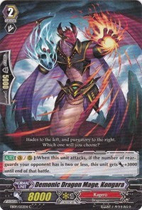 Demonic Dragon Mage, Kongara (EB09/022EN) [Divine Dragon Progression] | Pegasus Games WI