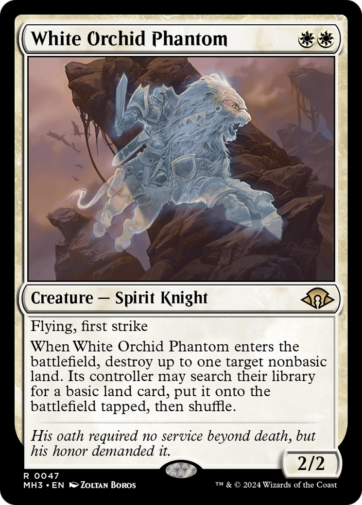 White Orchid Phantom [Modern Horizons 3] | Pegasus Games WI