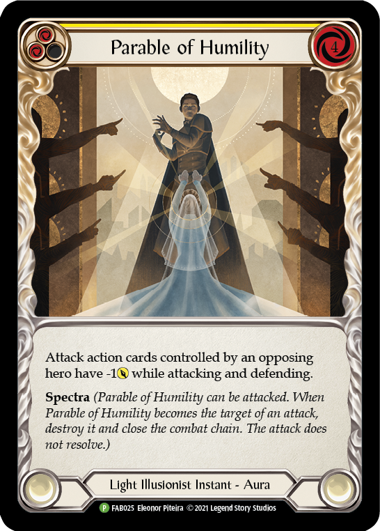 Parable of Humility [FAB025] (Promo)  Cold Foil | Pegasus Games WI