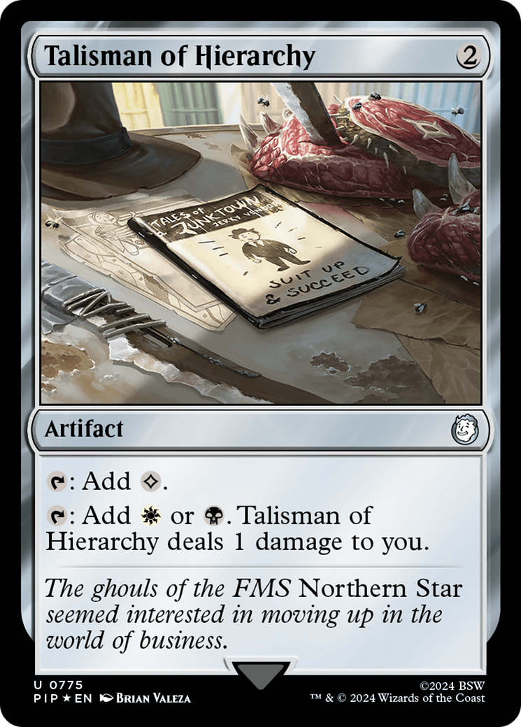 Talisman of Hierarchy (Surge Foil) [Fallout] | Pegasus Games WI