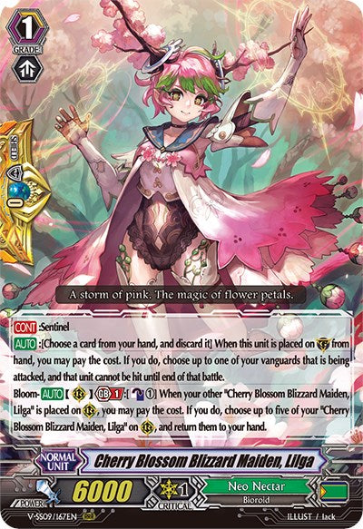 Cherry Blossom Blizzard Maiden, Lilga (V-SS09/167EN) [Revival Selection] | Pegasus Games WI