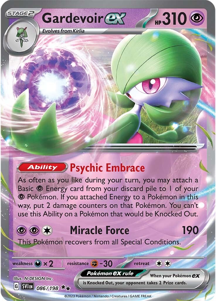 Gardevoir ex (086/198) [Scarlet & Violet: Base Set] | Pegasus Games WI