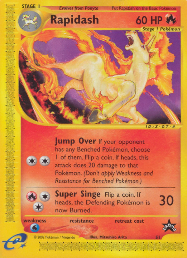 Rapidash (51) [Wizards of the Coast: Black Star Promos] | Pegasus Games WI