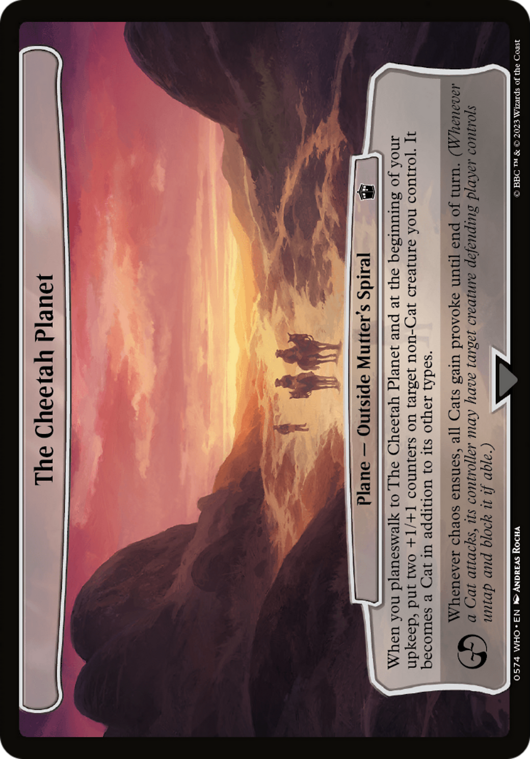 The Cheetah Planet [Doctor Who] | Pegasus Games WI
