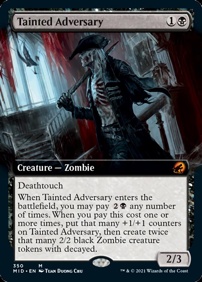 Tainted Adversary (Extended Art) [Innistrad: Midnight Hunt] | Pegasus Games WI