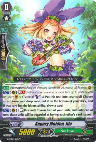 Augury Maiden, Ida (G-TD12/013EN) [Flower Princess of Abundant Blooming] | Pegasus Games WI