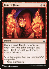 Fists of Flame [The List Reprints] | Pegasus Games WI