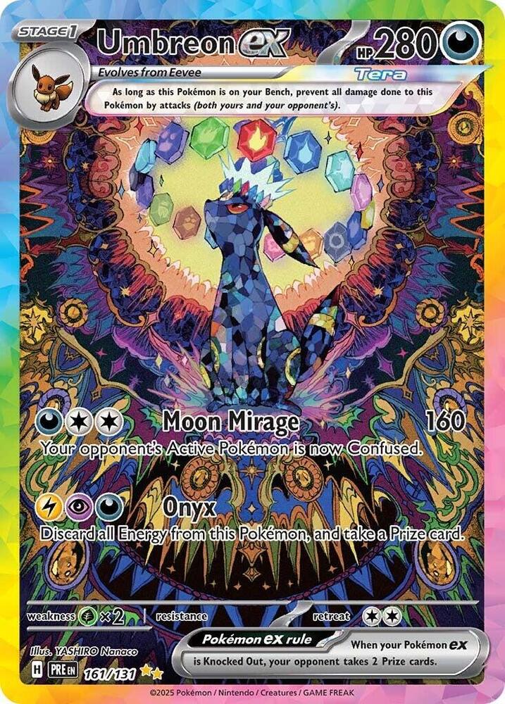 Umbreon ex (161/131) [Scarlet & Violet: Prismatic Evolutions] | Pegasus Games WI
