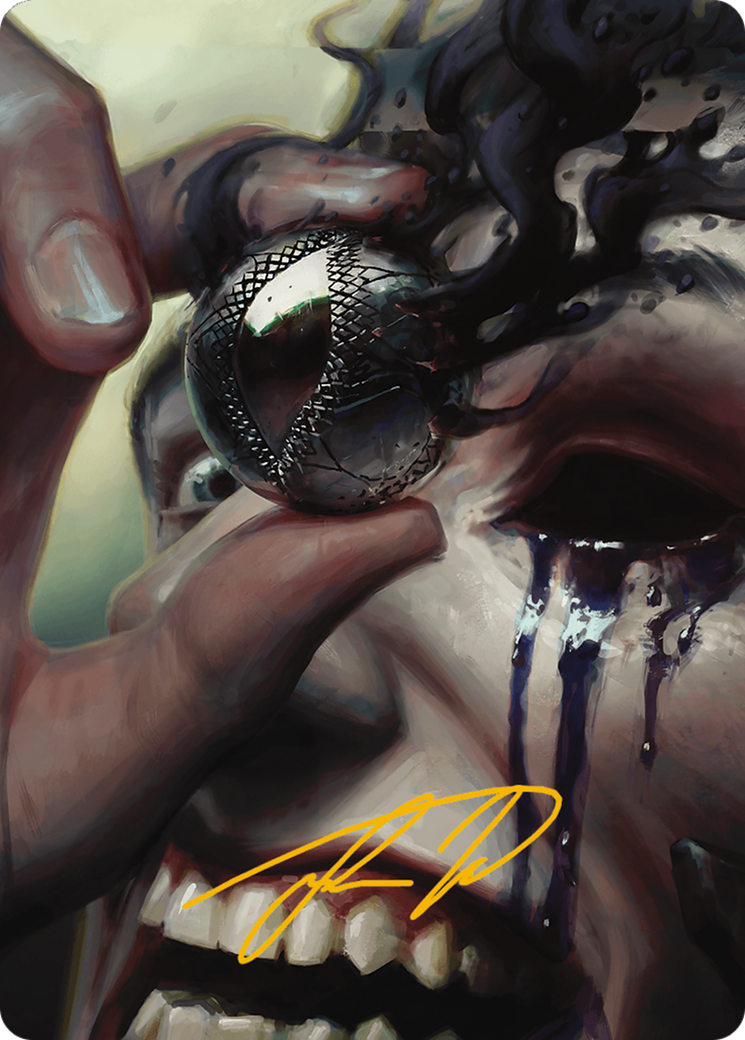 Jet Medallion Art Card (Gold-Stamped Signature) [Modern Horizons 3 Art Series] | Pegasus Games WI