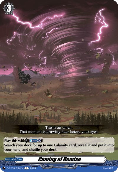 Coming of Demise (D-BT08/094EN) [Minerva Rising] | Pegasus Games WI