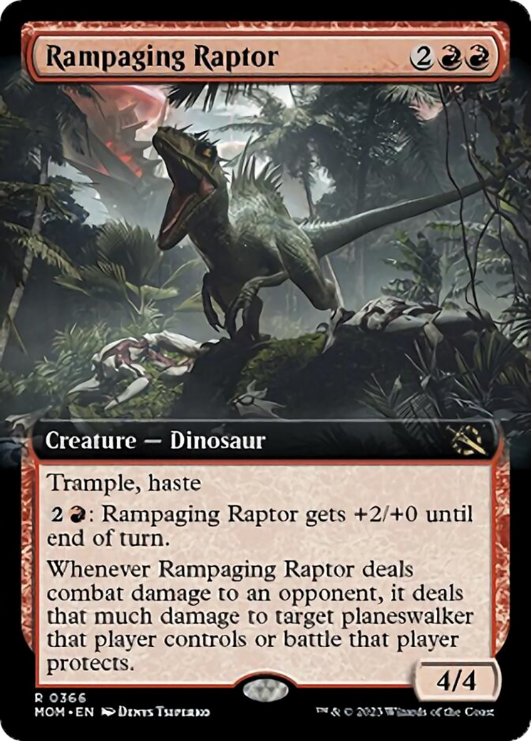 Rampaging Raptor (Extended Art) [March of the Machine] | Pegasus Games WI