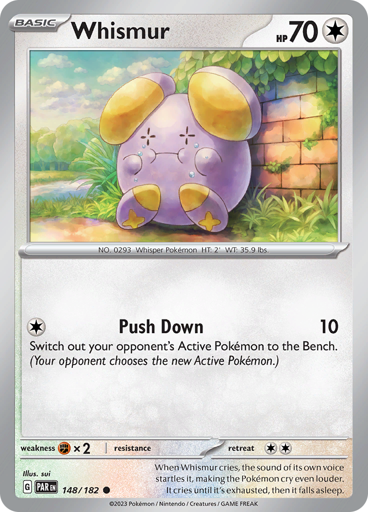 Whismur (148/182) [Scarlet & Violet: Paradox Rift] | Pegasus Games WI