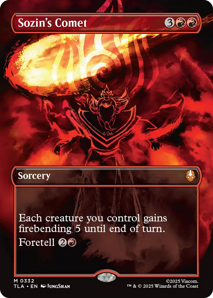 Sozin's Comet (0332) (Borderless) [Avatar: The Last Airbender] | Pegasus Games WI