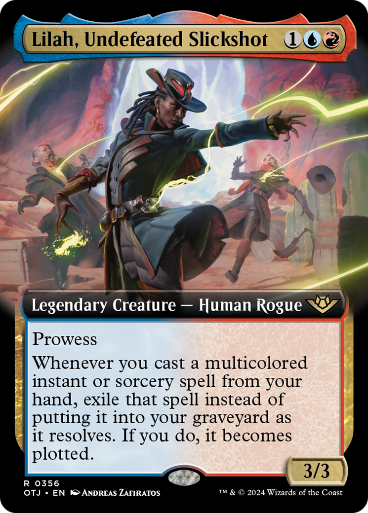 Lilah, Undefeated Slickshot (Extended Art) [Outlaws of Thunder Junction] | Pegasus Games WI