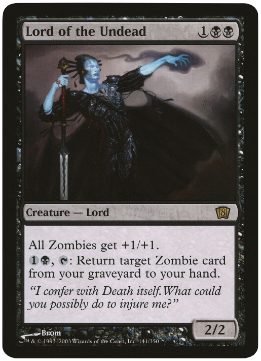 Lord of the Undead (Oversized) [Eighth Edition Box Topper] | Pegasus Games WI