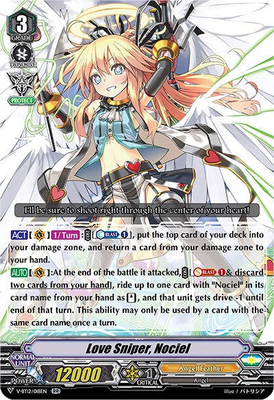 Love Sniper, Nociel (V-BT12/018EN) [Divine Lightning Radiance] | Pegasus Games WI