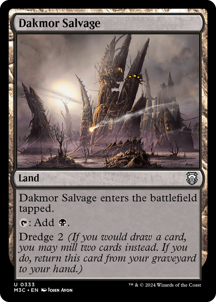 Dakmor Salvage (Ripple Foil) [Modern Horizons 3 Commander] | Pegasus Games WI