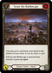 Scour the Battlescape (Red) [U-WTR194] (Welcome to Rathe Unlimited)  Unlimited Rainbow Foil | Pegasus Games WI