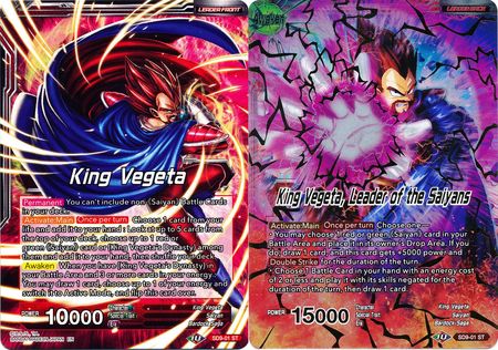 King Vegeta // King Vegeta, Leader of the Saiyans (SD9-01) [Assault of the Saiyans] | Pegasus Games WI