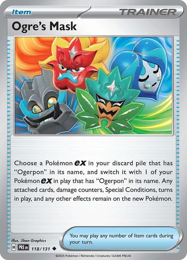 Ogre's Mask (118/131) [Scarlet & Violet: Prismatic Evolutions] | Pegasus Games WI