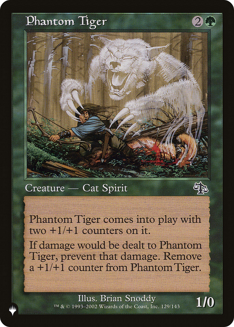 Phantom Tiger [The List Reprints] | Pegasus Games WI