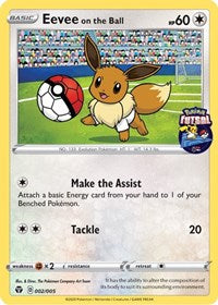 Eevee on the Ball (002/005) [Miscellaneous Cards] | Pegasus Games WI