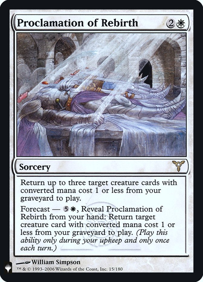 Proclamation of Rebirth [Mystery Booster] | Pegasus Games WI
