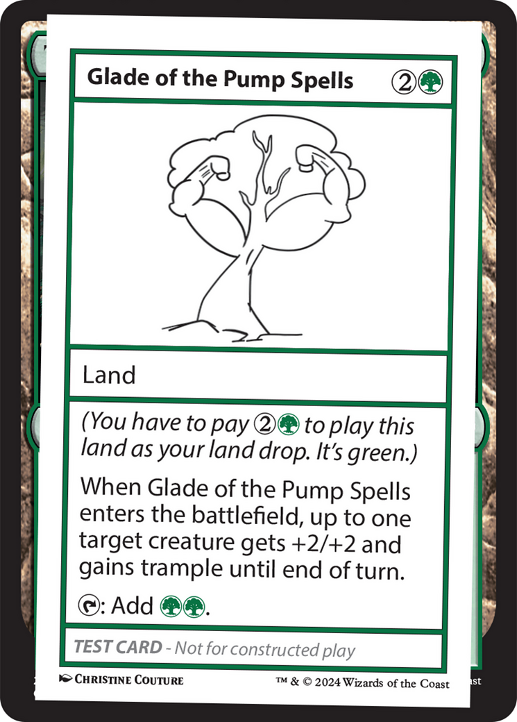 Glade of the Pump Spells [Mystery Booster 2 Playtest Cards] | Pegasus Games WI